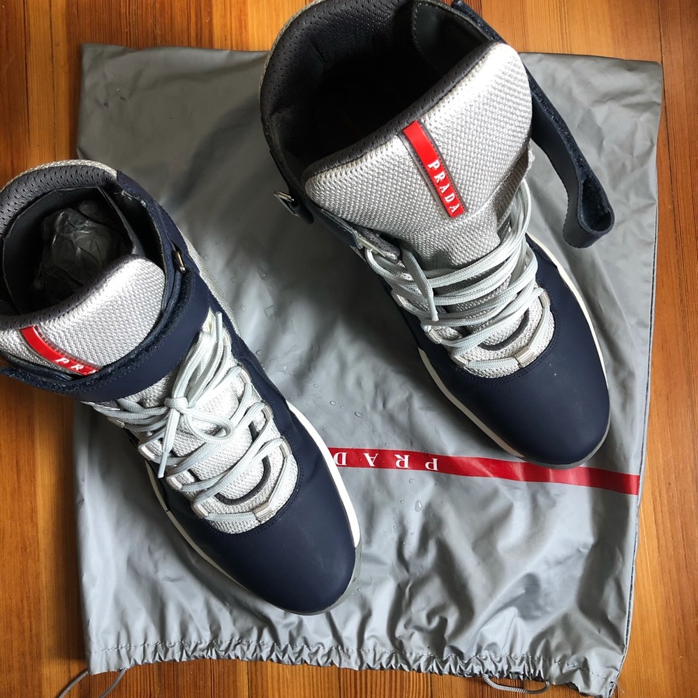 11/E high top Prada shoes